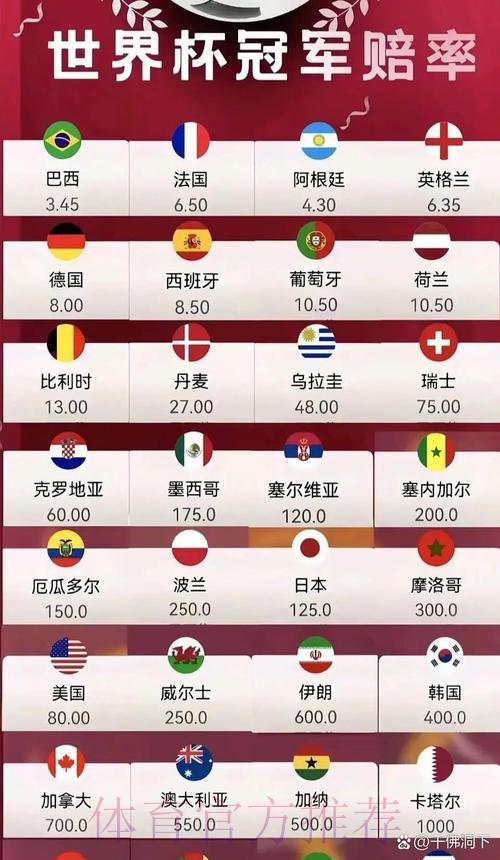 2026世界杯热门赛事赔率深度解析