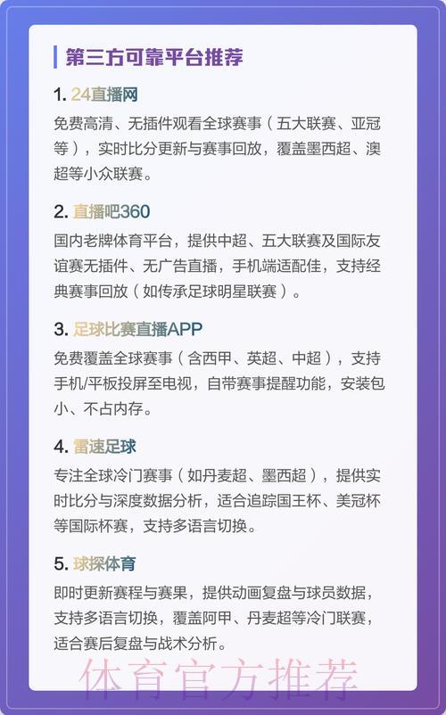 世界杯赛事免费直播平台精选推荐 世界杯赛事免费直播平台精选推荐