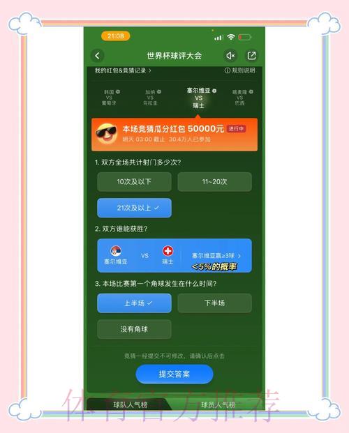 世界杯竞猜玩法指南及入口链接
